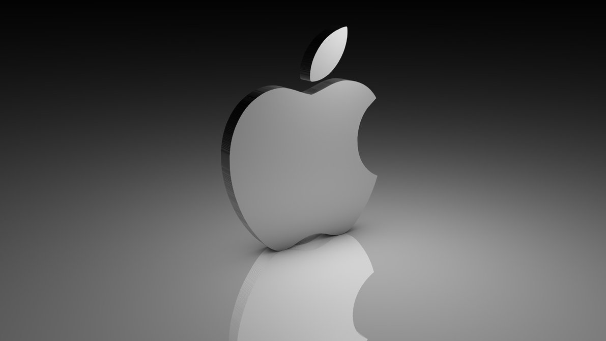 3d Apple Logo Wallpaper By TechflasHDesigns