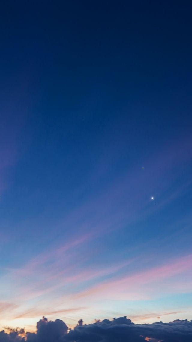 HD Wallpaper From Above Link Two Stars Blue Sky