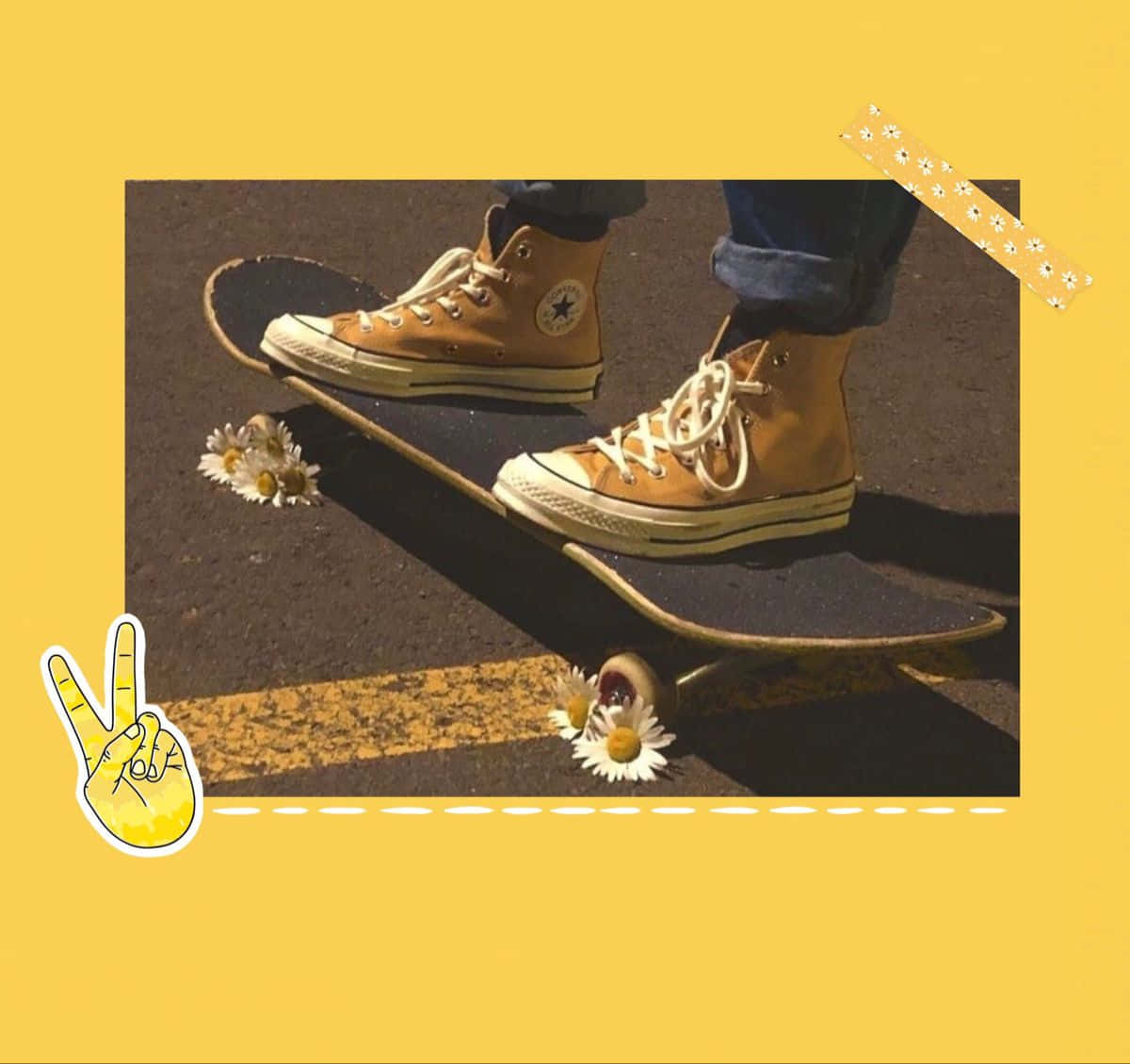 Skater Girl Aesthetic Wallpaper