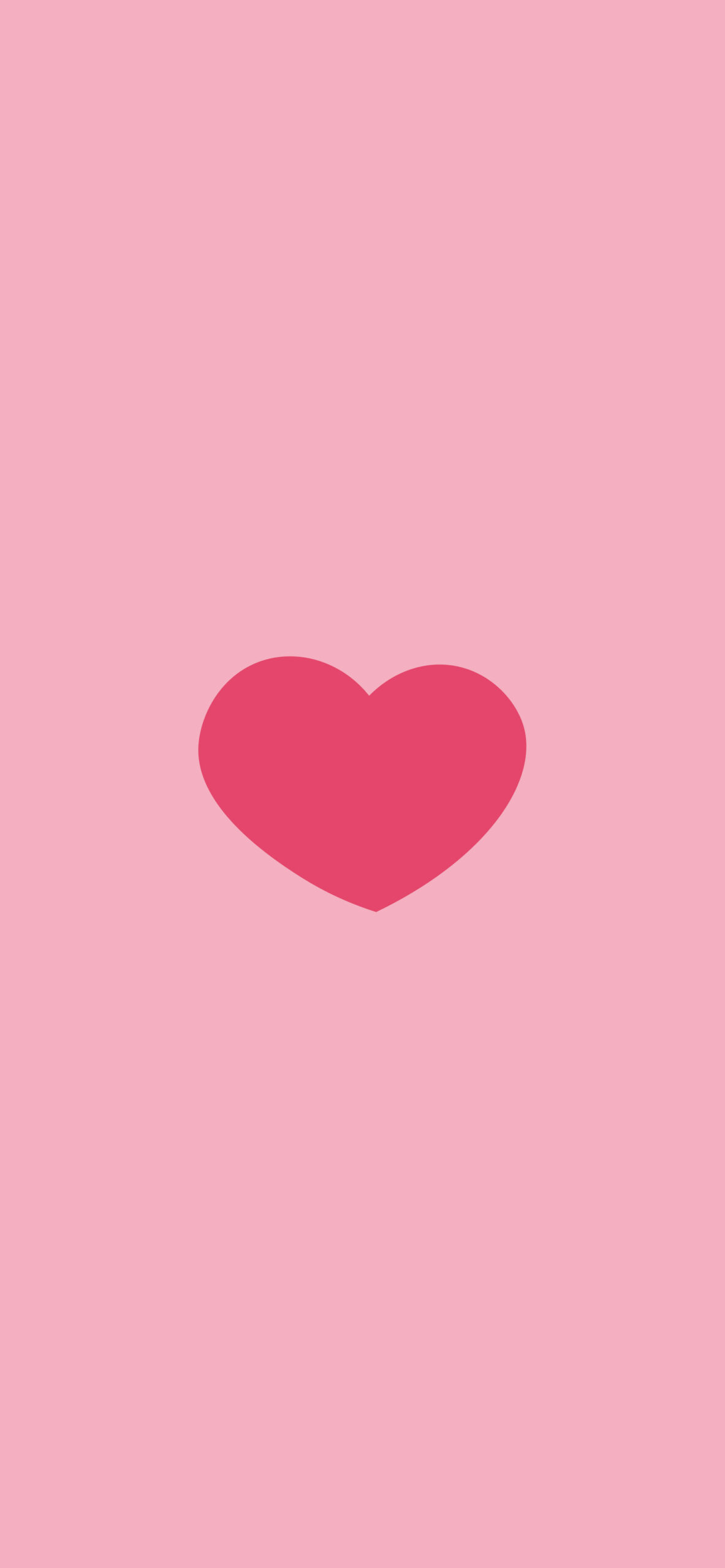 Love Hearts Pattern Pink Wallpaper