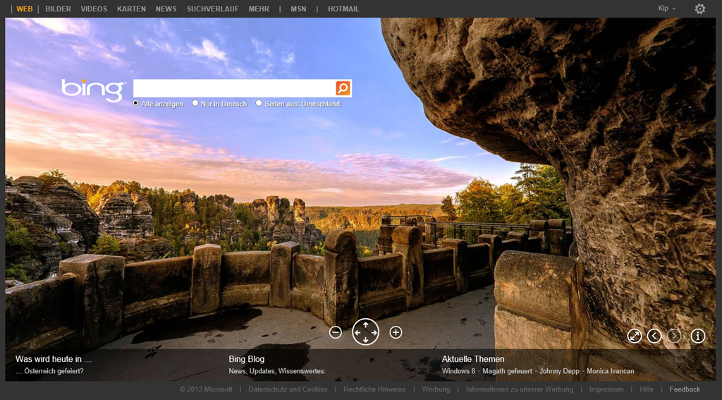 Bing Shows Off First Image Home Around The World