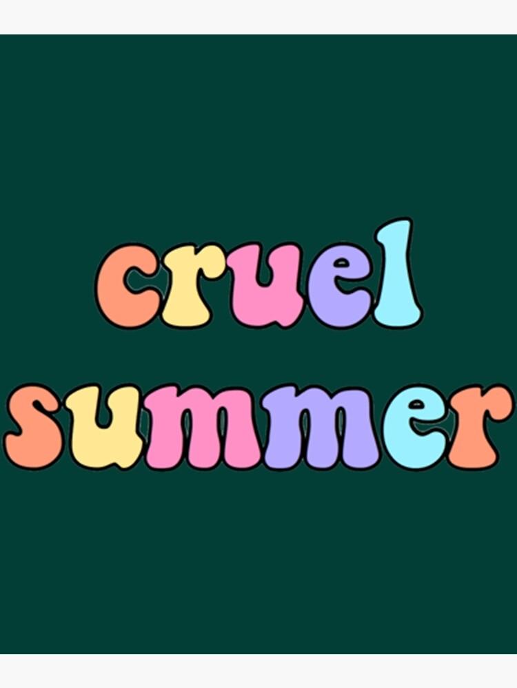 Taylor Swift Cruel Summer Postcard For Sale By Walkerseward
