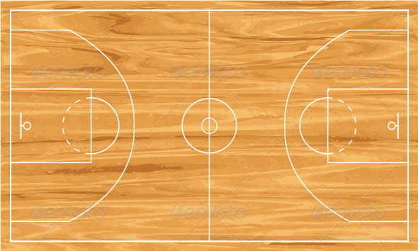 Basketball Court Background For Photoshop Wooden