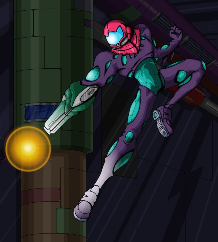 Metroid Fusion Wallpaper Gravity Suit