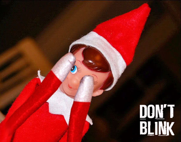 Weeping Elf On The Shelf By Roberthack