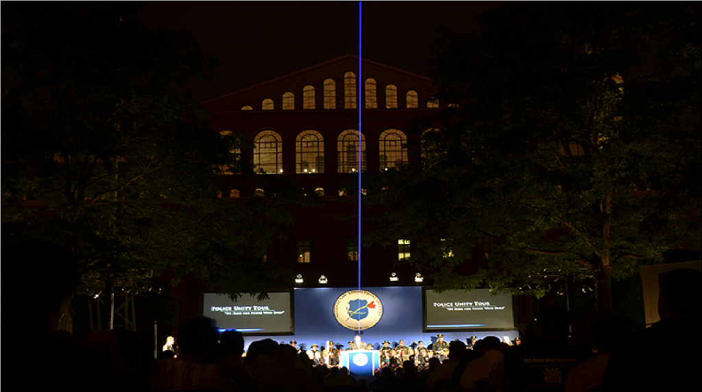 File Thin Blue Line At National Law Enforcement Officers Memorial Png