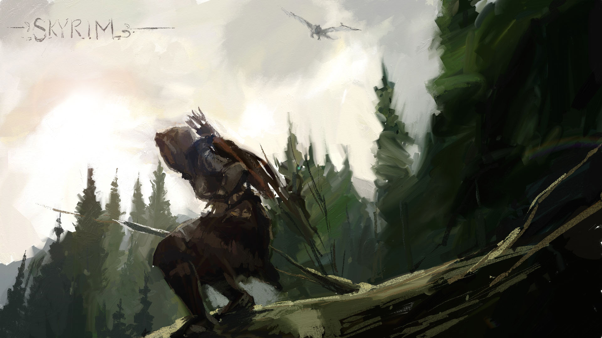 Awesome Skyrim Wallpaper Journey Of Bokou