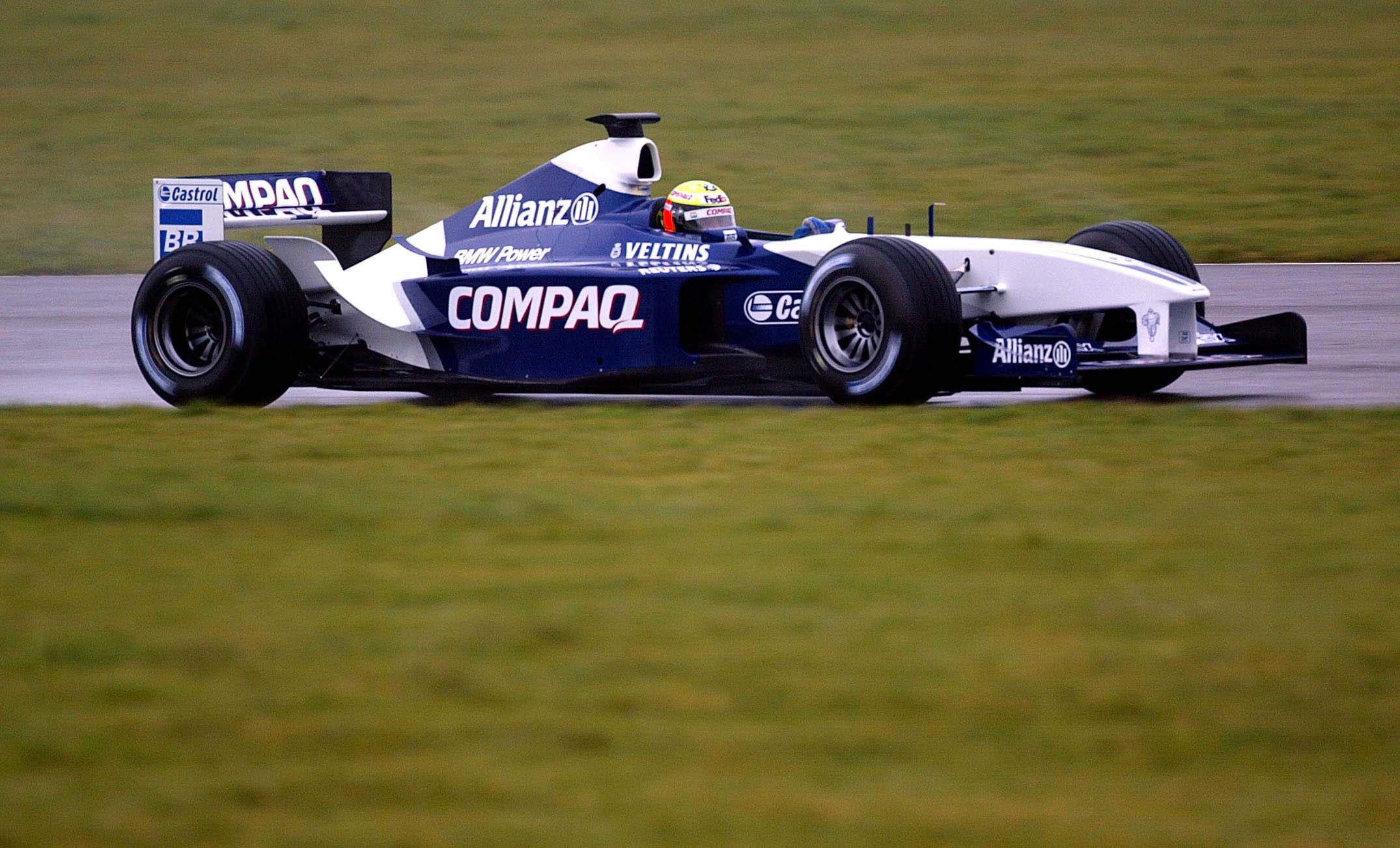 Jan Ralf Schumacher First Drive Of The New Williams F1 Bmw