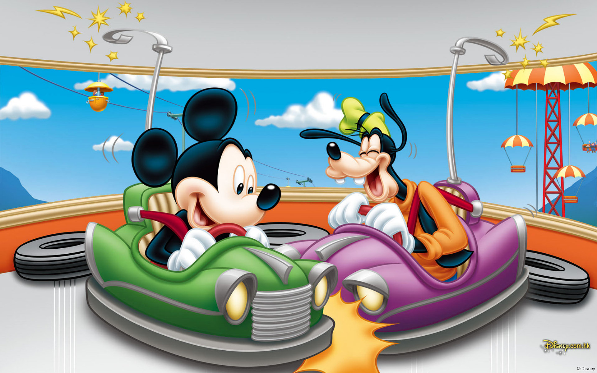 Mickey Goofy Puter Wallpaper Desktop Background