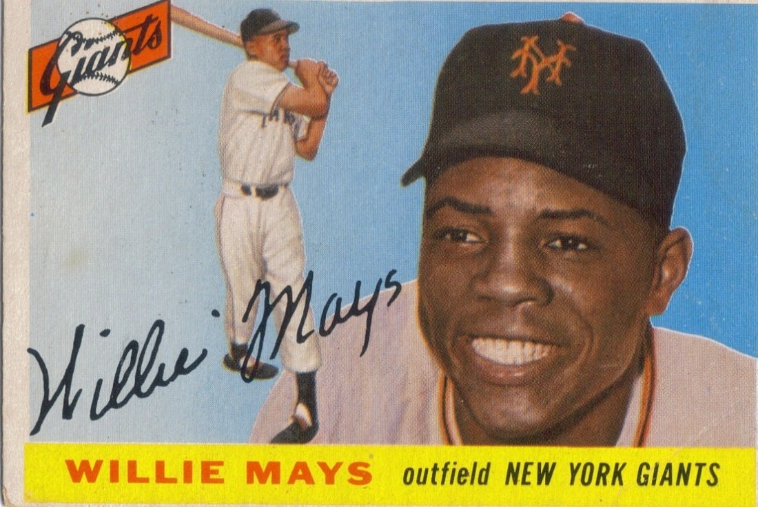 Topps Willie Mays Wallpaper Photo Background Image