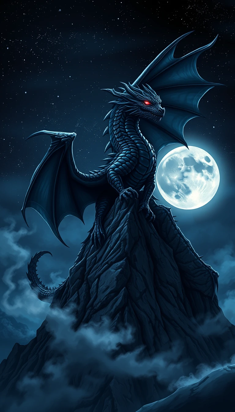 Anime Dark Dragon Wallpaper