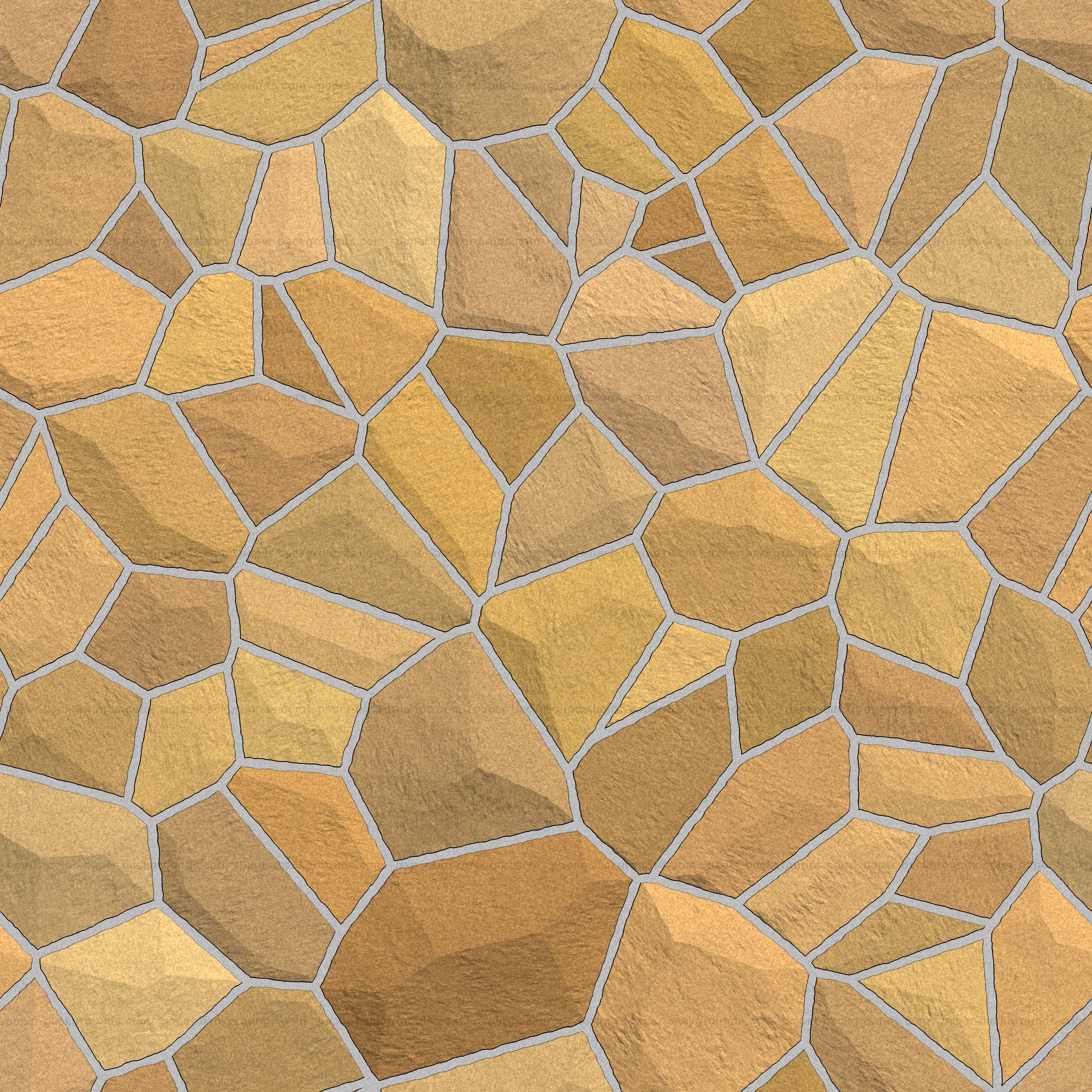 Pixel Wallpaper Seamless Yellow Brown Stone Wall Texture