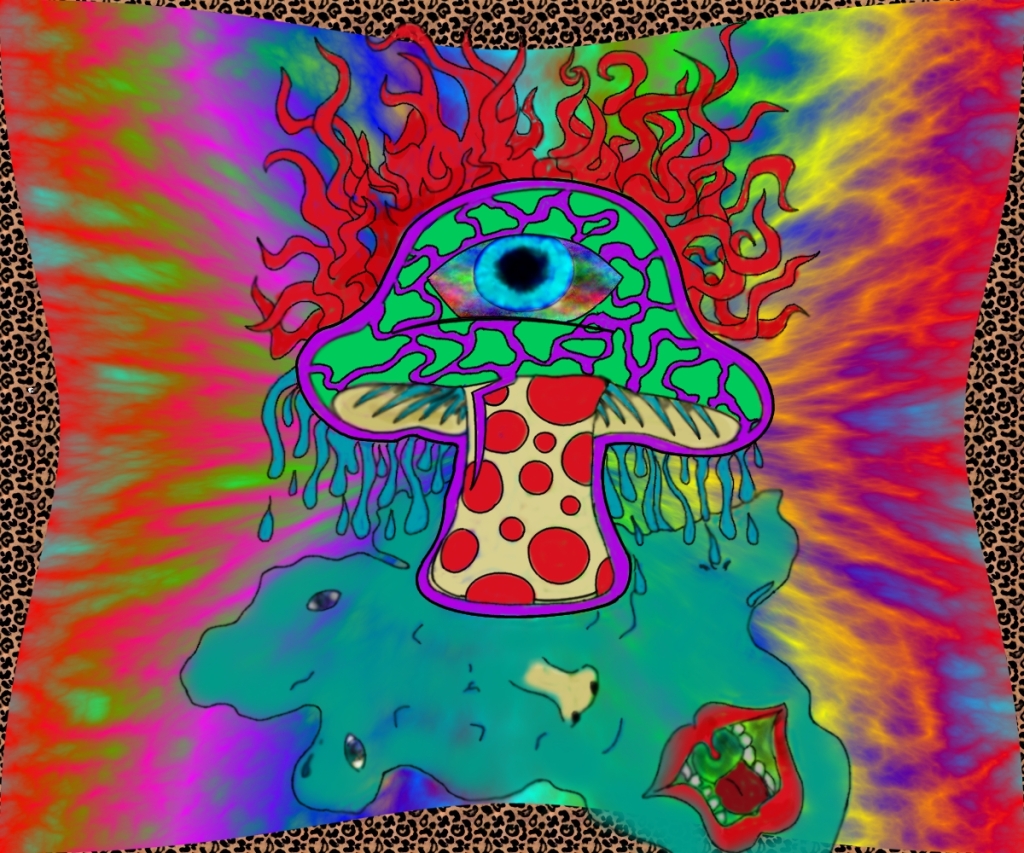 Trippy Shroom Wallpaper