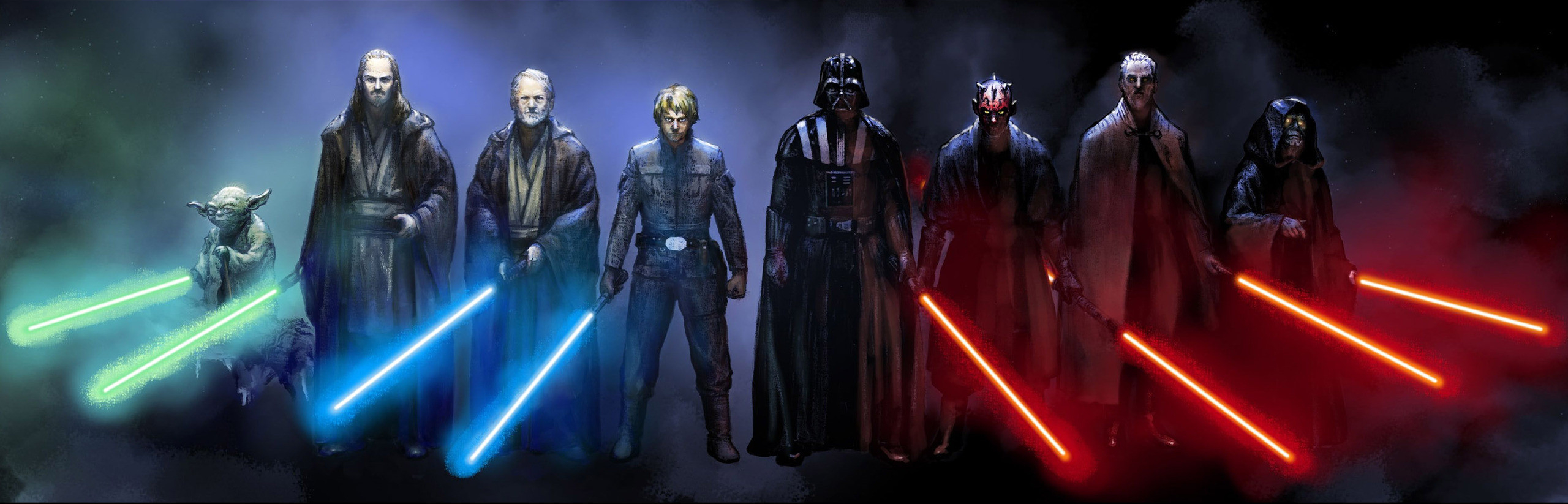 Sith Lords Wallpaper and Background 2560x823 ID496826
