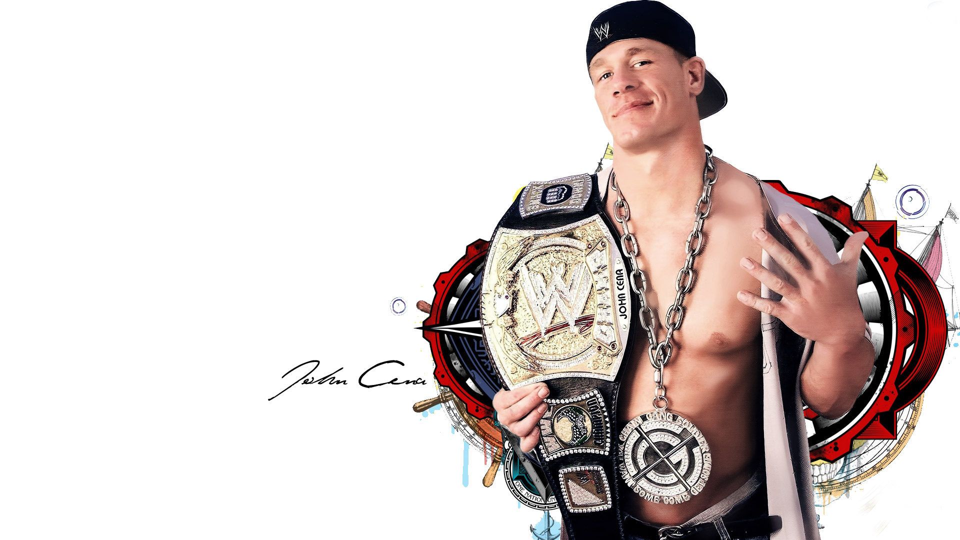 Cena The Marine Wwe Championship Monday Night Raw