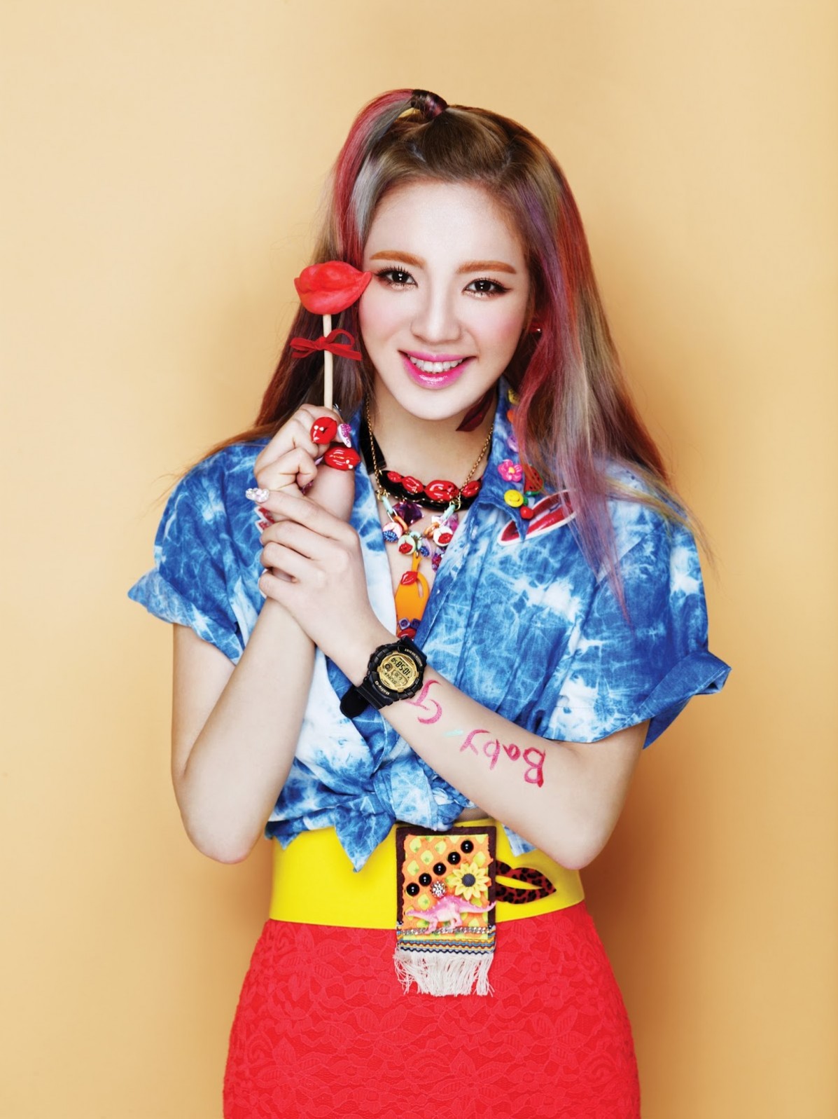 Hyoyeon Lip Candy With Casio Baby G Wallpaper Snsd Artistic Gallery