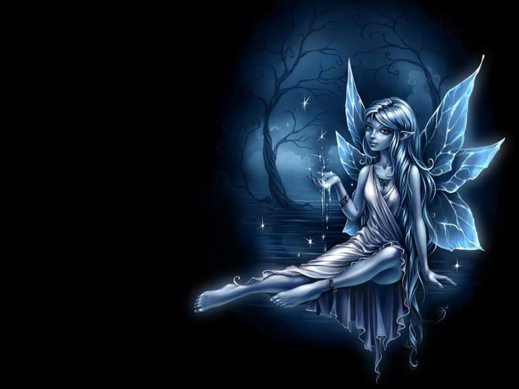 Gothic Fairy Anime Desktop Wallpaper