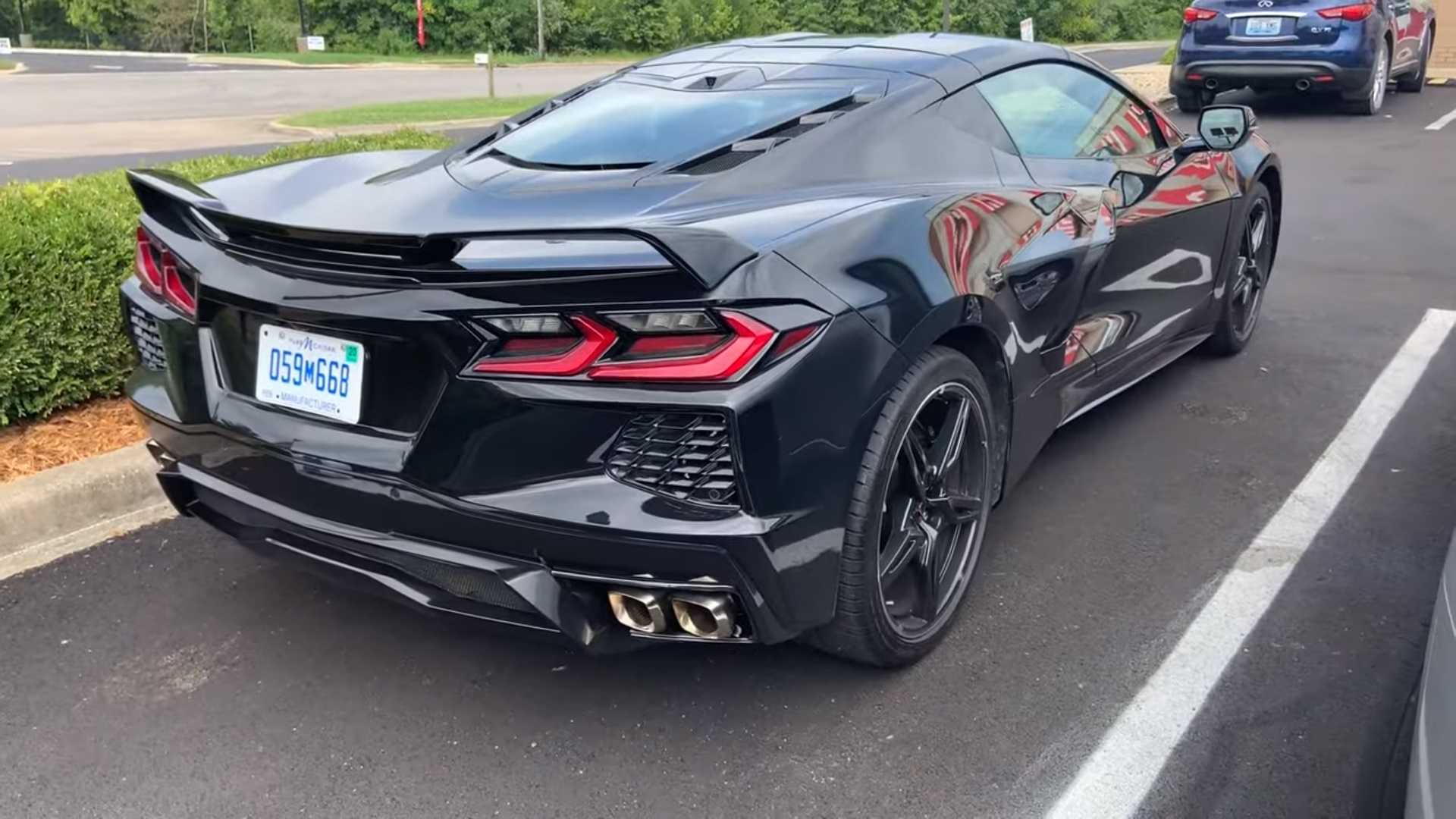 Corvette Stingray Z51 Looks Stealthy In All Black Attire