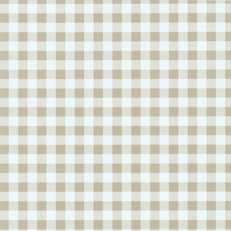 Home Playground Beige Gingham Check Wallpaper By P S International