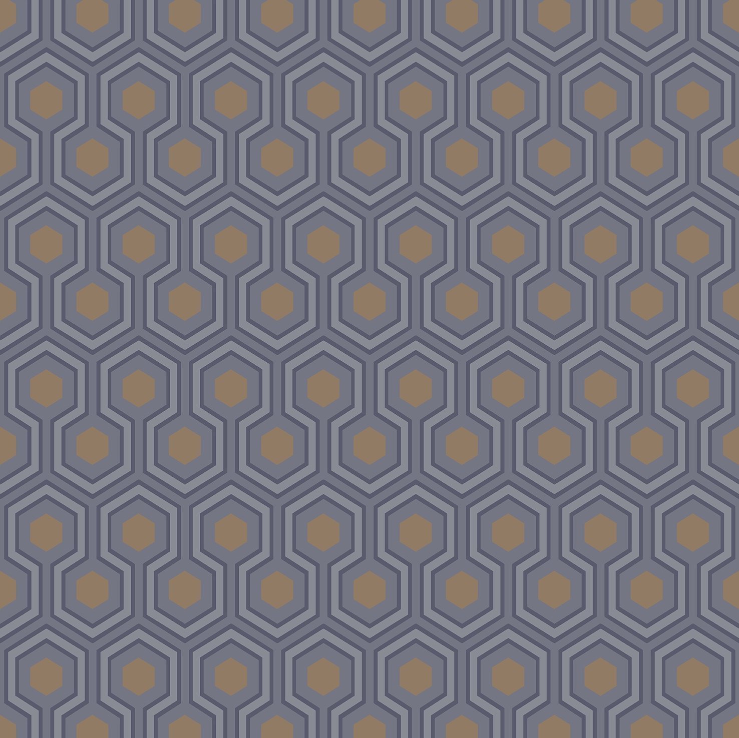 Hicks Hexagon Contemporary Restyled Wallpaper By Cole