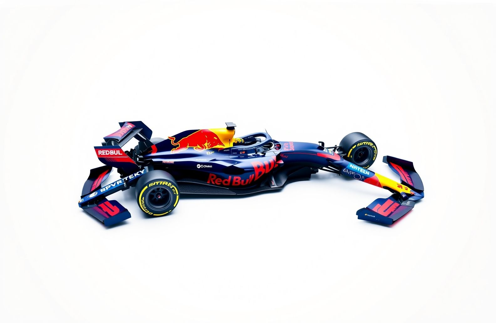 Red Bull F1 White Wallpaper