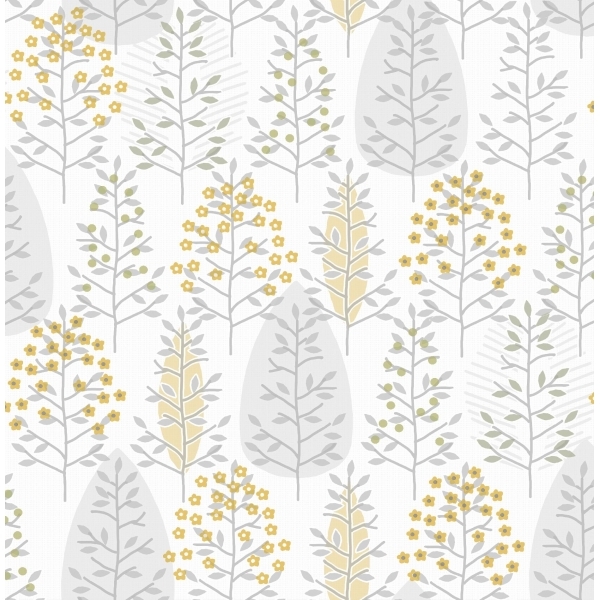 Fabulous Grey And Yellow Wallpaper Ideas