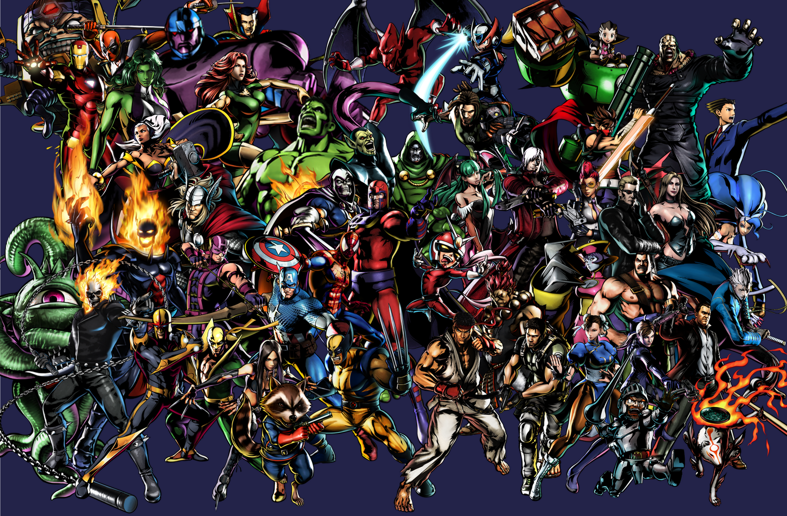 74 Marvel Vs Capcom Wallpaper  WallpaperSafari