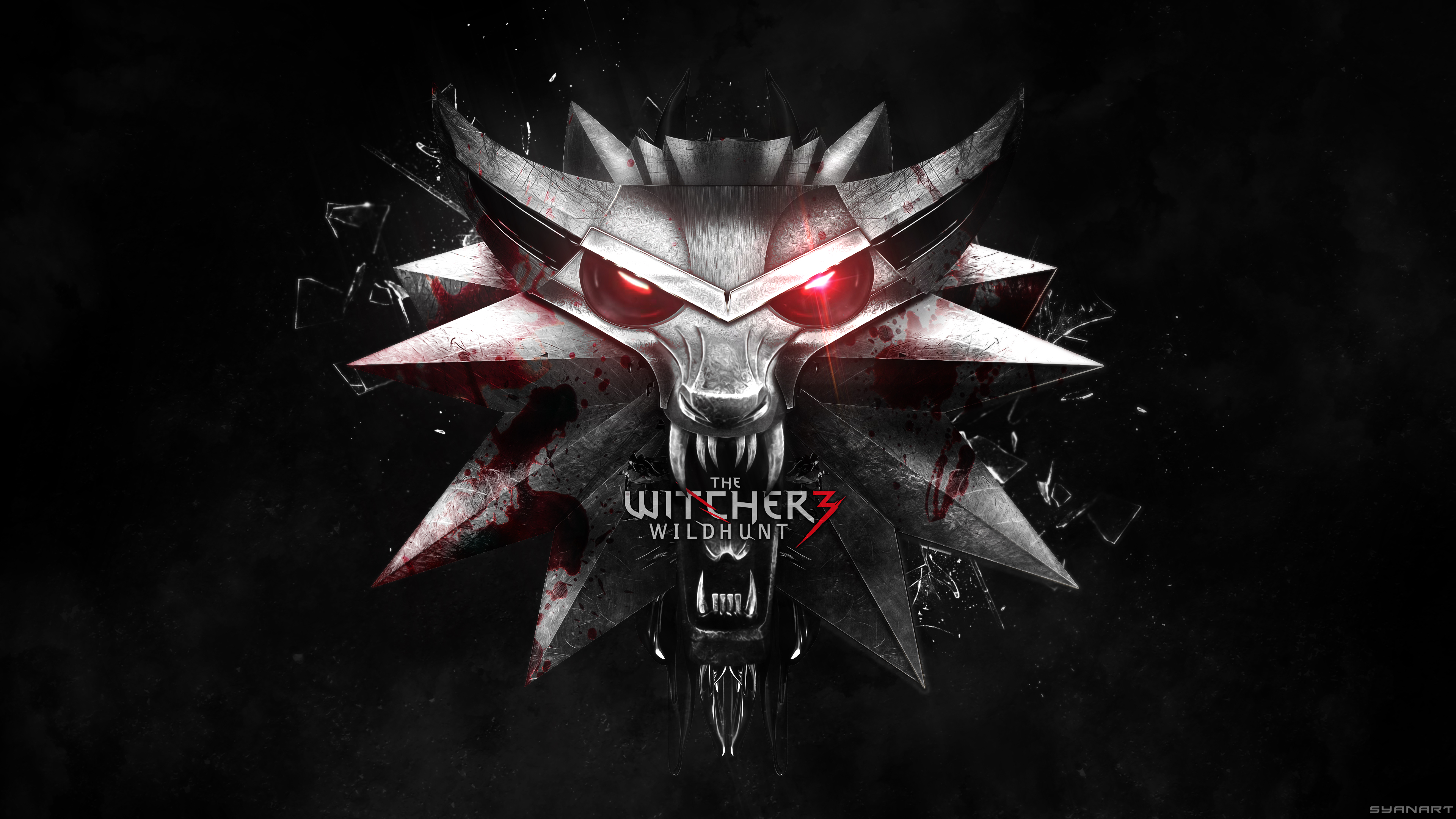 The Witcher 4k Logo Wallpaper Syanart Station