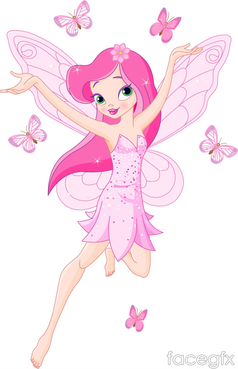 The Flower Fairy Cartoon Vector Is A Illustration And Can Be
