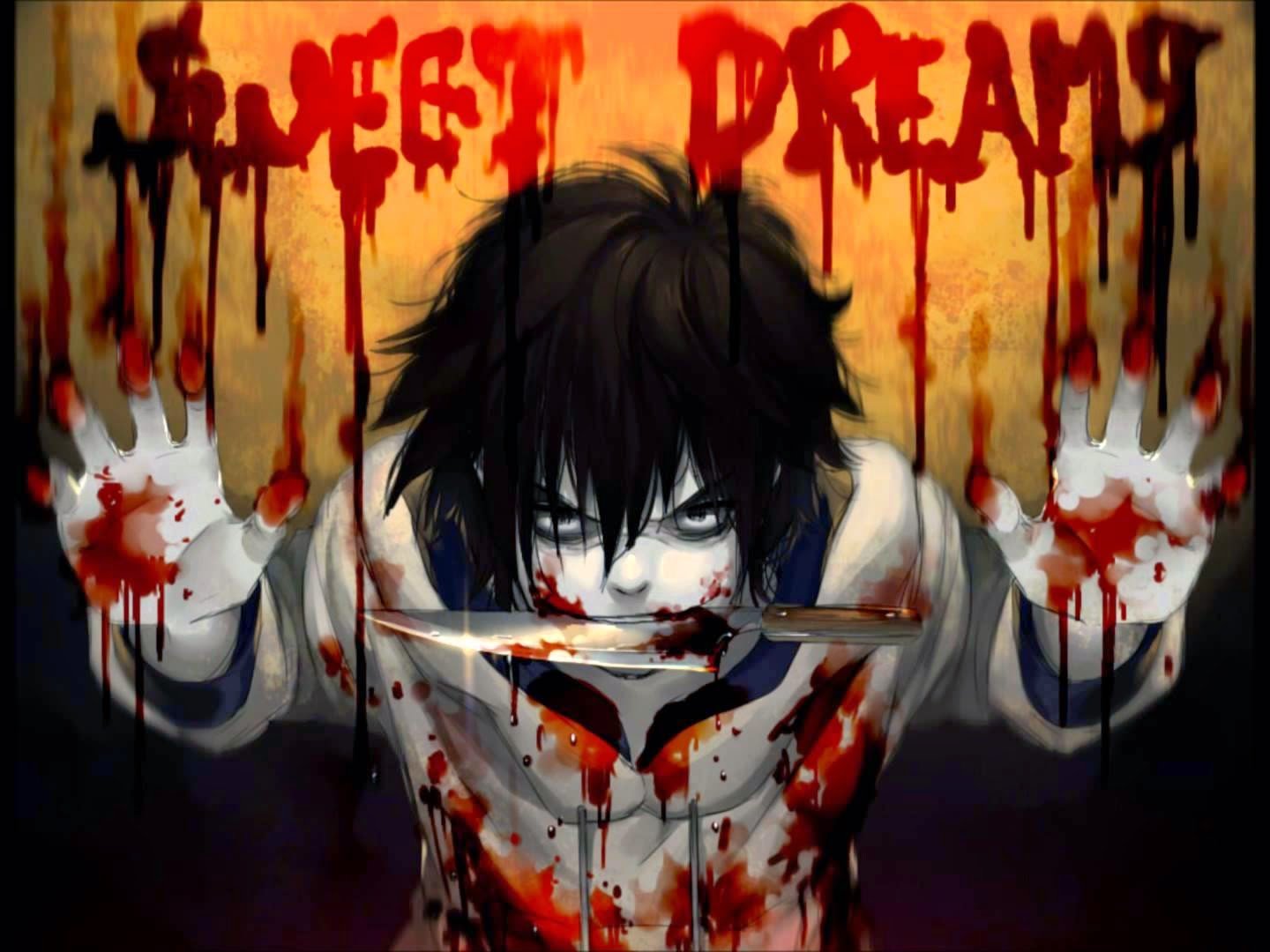 Jeff The Killer Sweet Dreams Anime Wallpaper Background