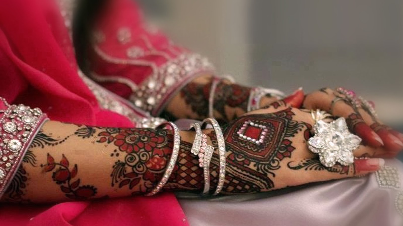 Download Black Floral Hand Mehndi Indian Wedding Wallpaper | Wallpapers.com