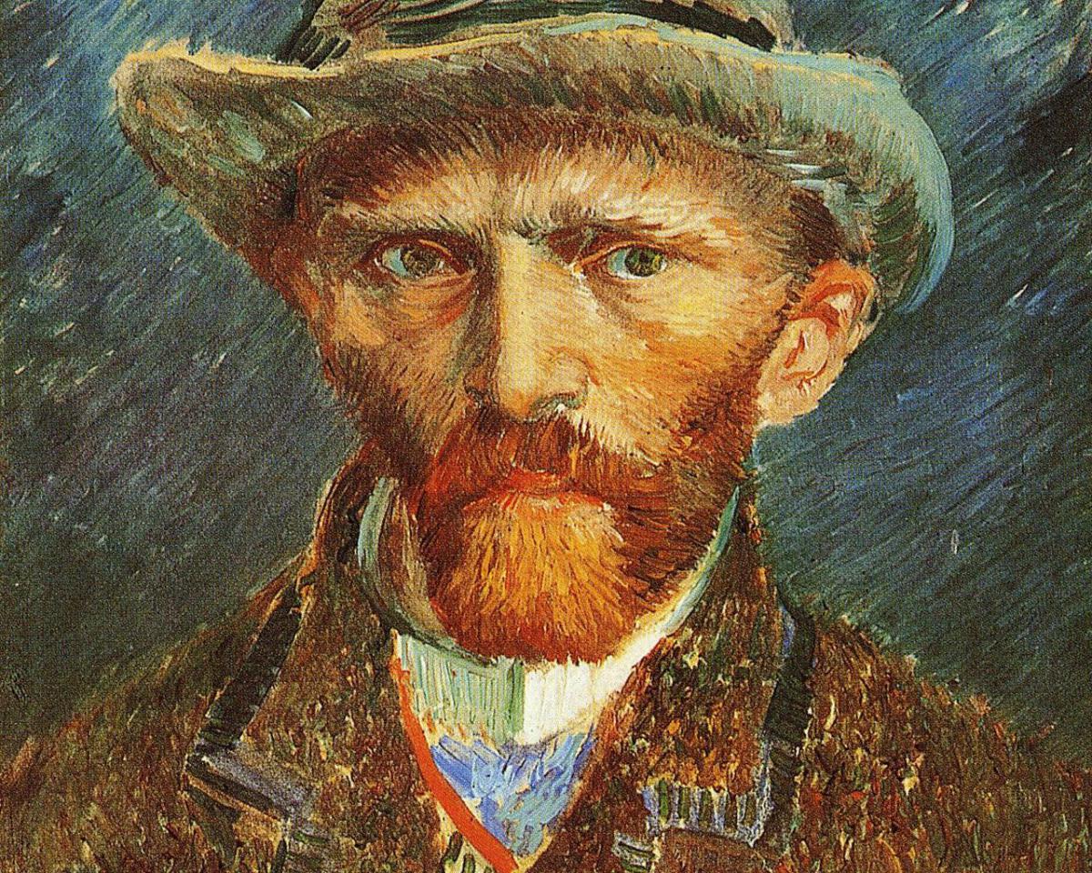HD Wallpaper Vincent Van Gogh Picture Grey