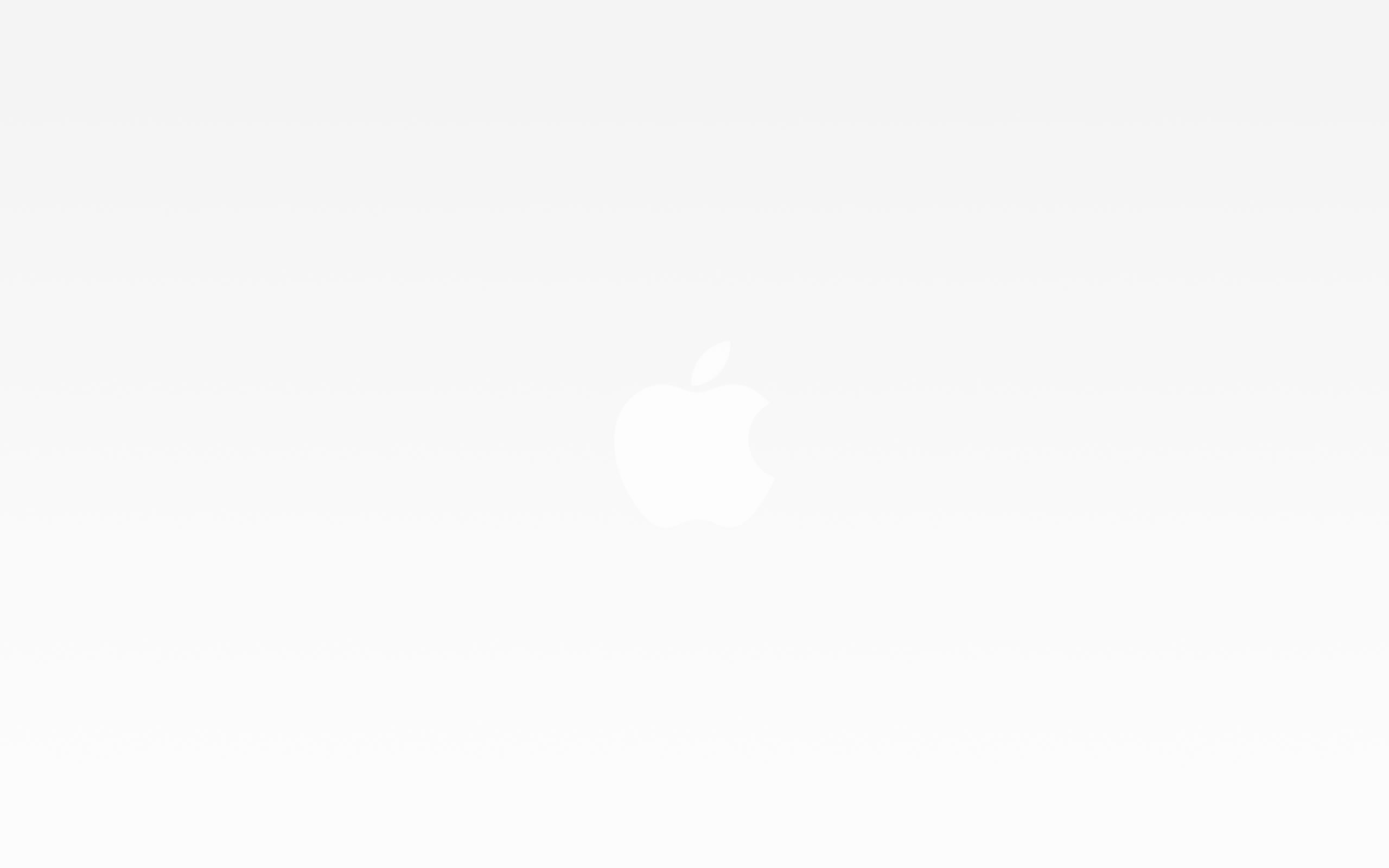A minimalist white background with a faint Apple logo
