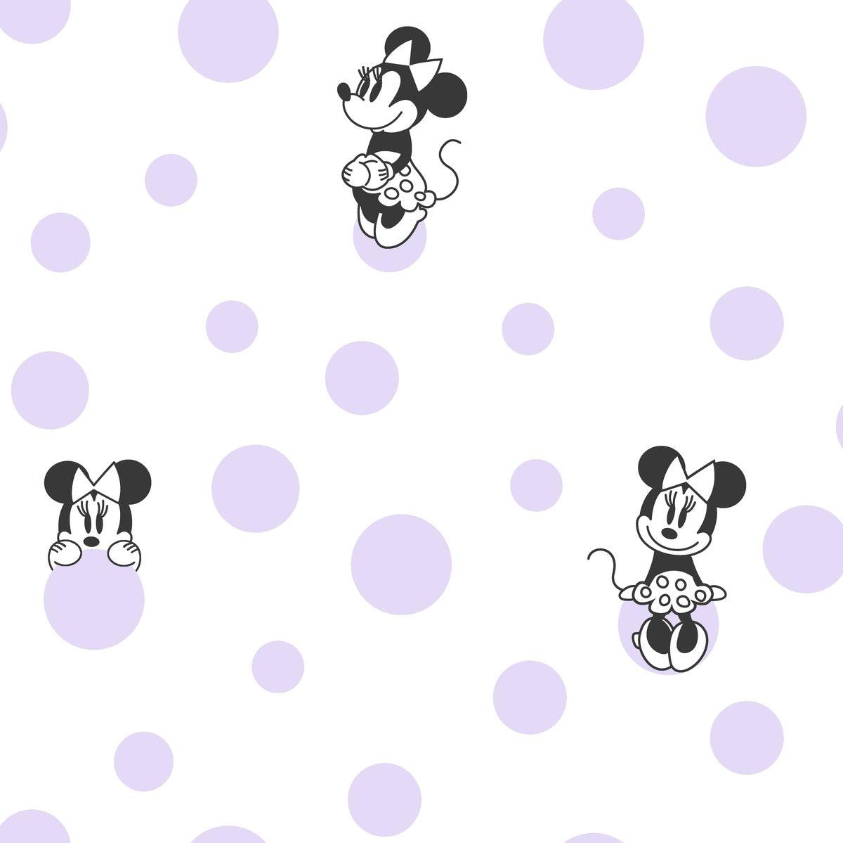 Disney Kids Vol 4 Minnie Mouse Dots Wallpaper   SAMPLE US Wall
