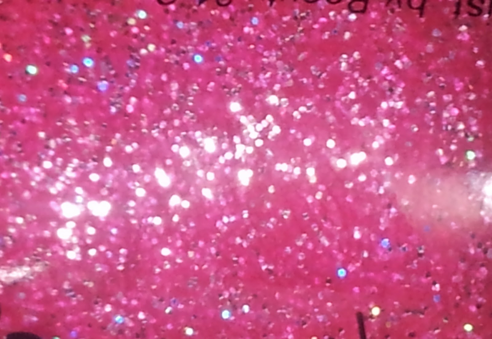 Pink Sparkles Glitter Fluorescent