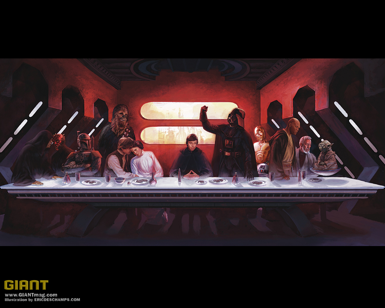 Star Wars The Last Supper Wallpaper