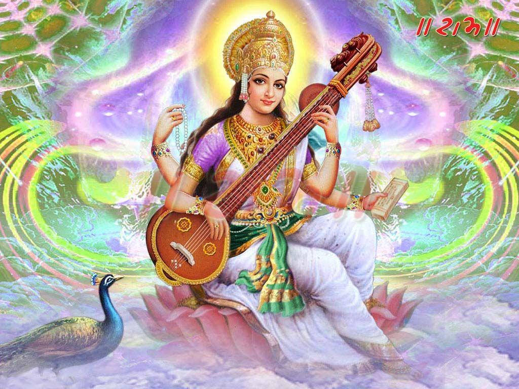 Saraswati Mata Wallpaper
