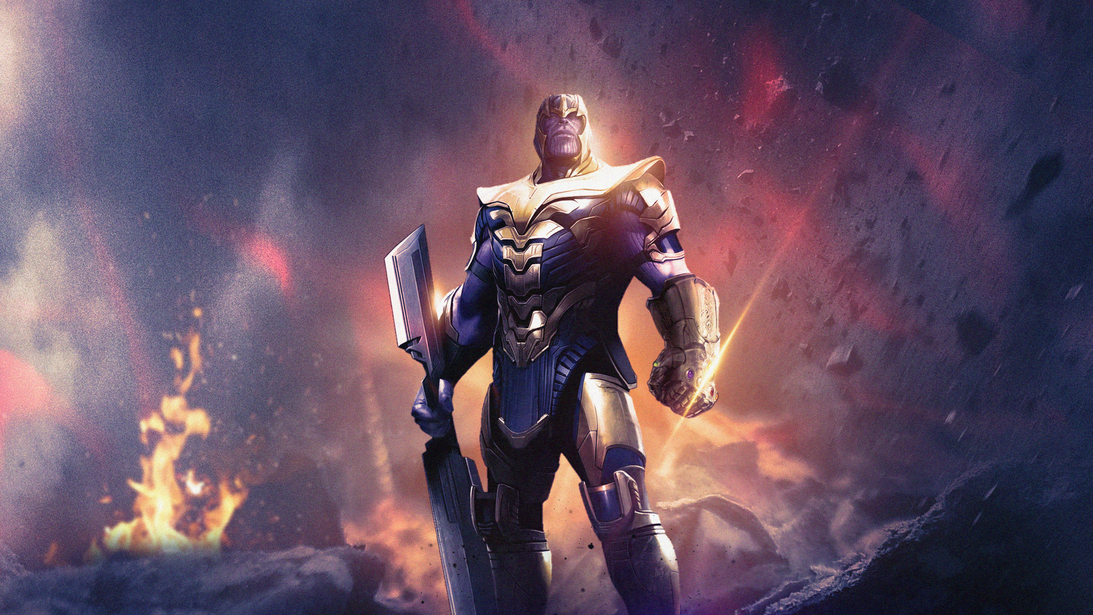 Avengers Endgame Thanos 4k HD Superheroes Wallpaper Image