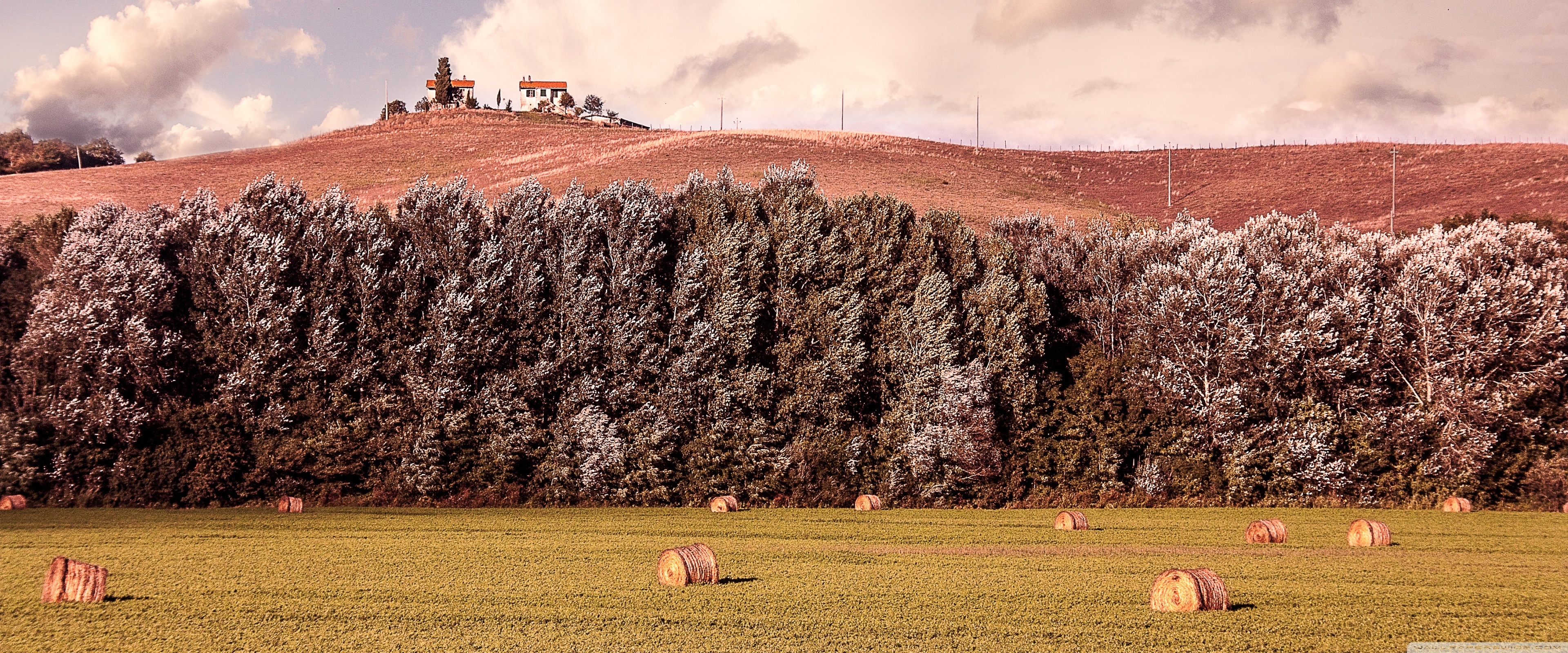 Tuscany Countryside Landscape Italy 4k HD Desktop Wallpaper