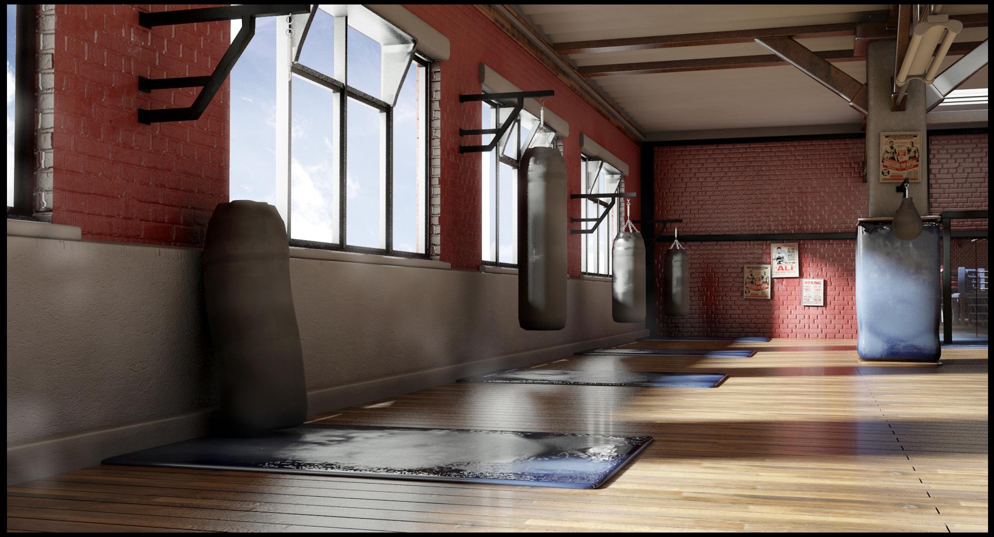 Old Boxing Gym Wallpaper By Kevin Boulton At