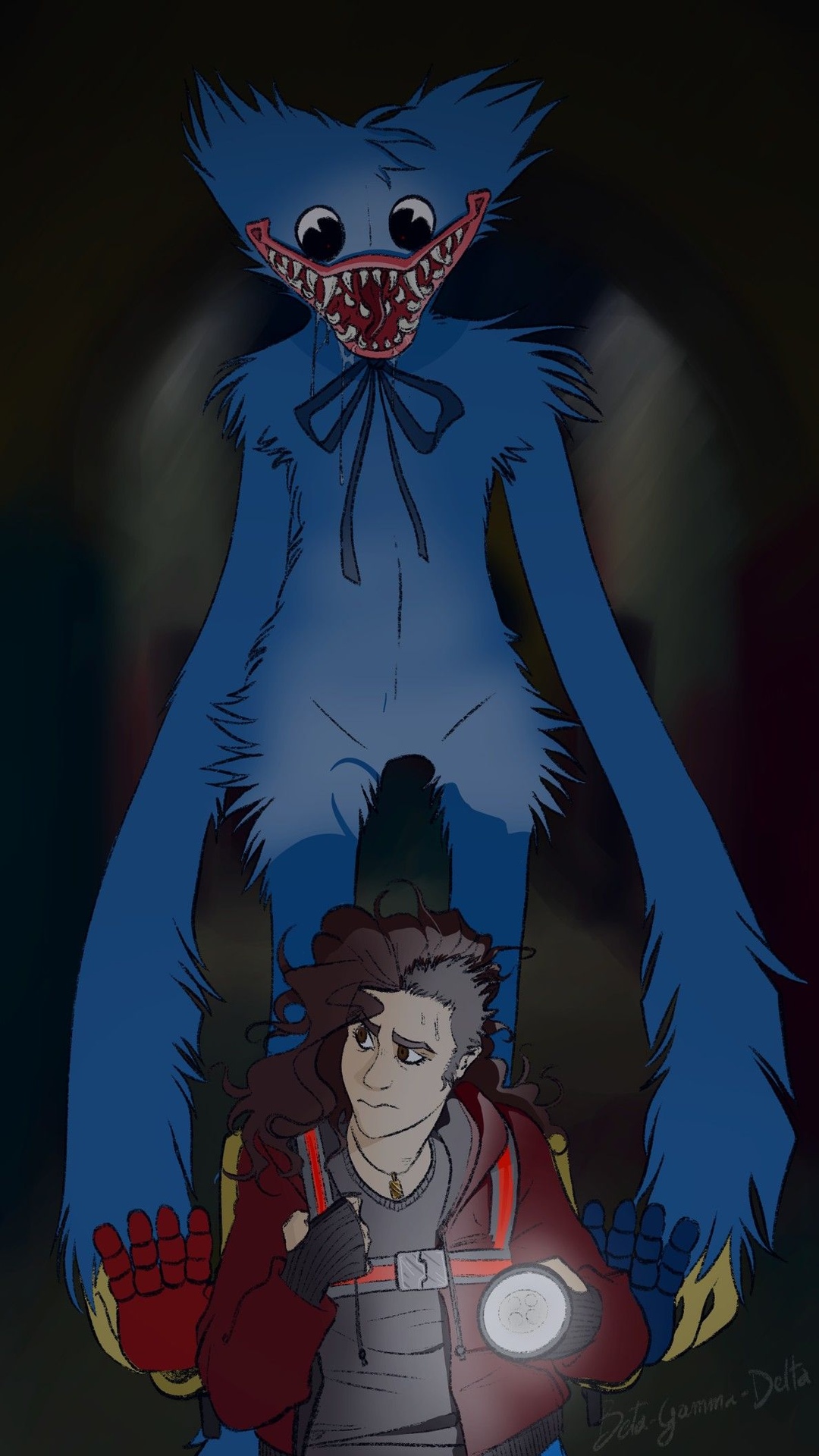 Huggy Wuggy Phone Wallpaper