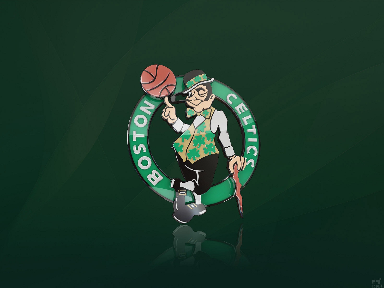 Fondo Boston Celtics De Basket