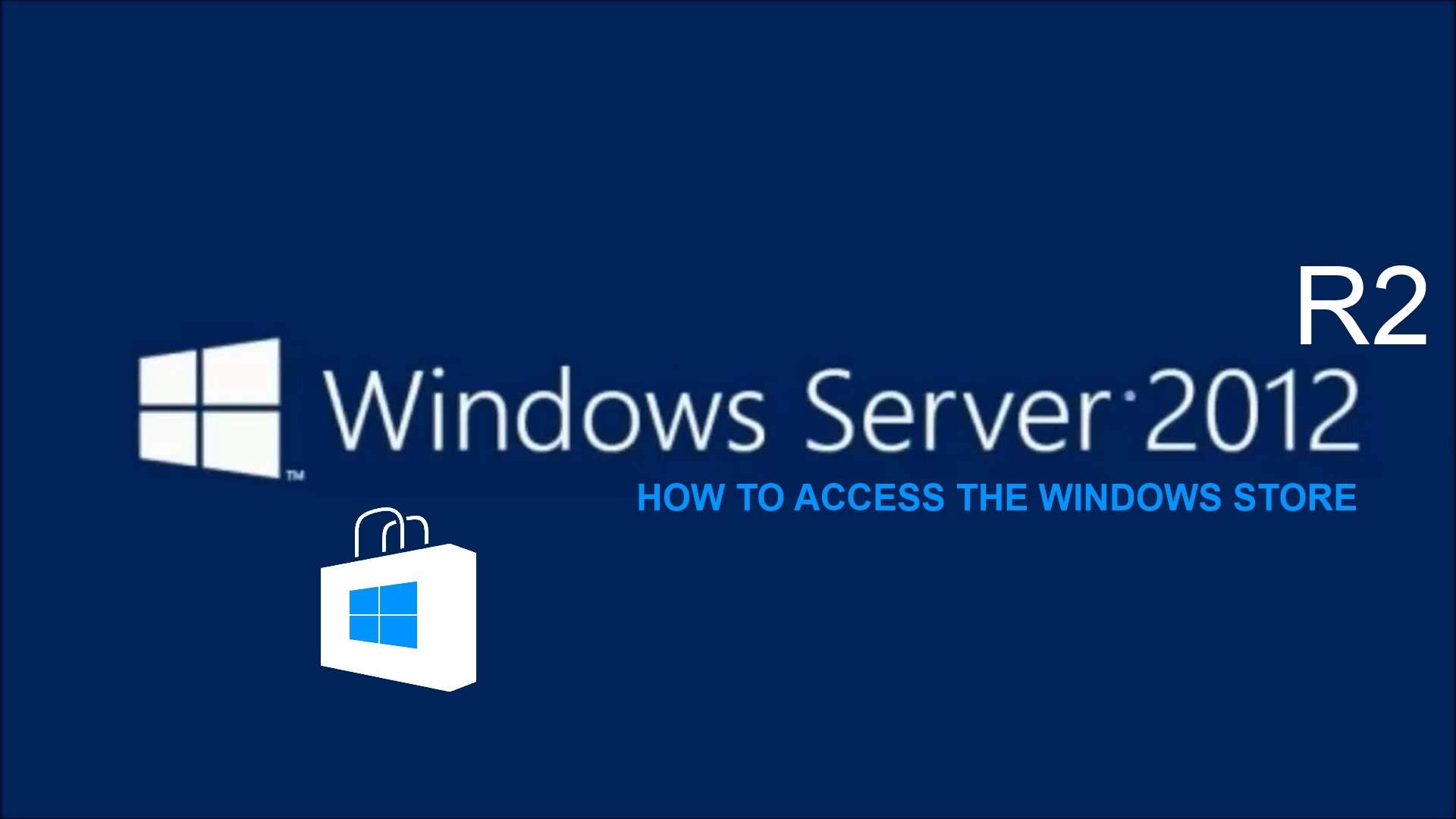 Windows Server R2 How To Activate The Store