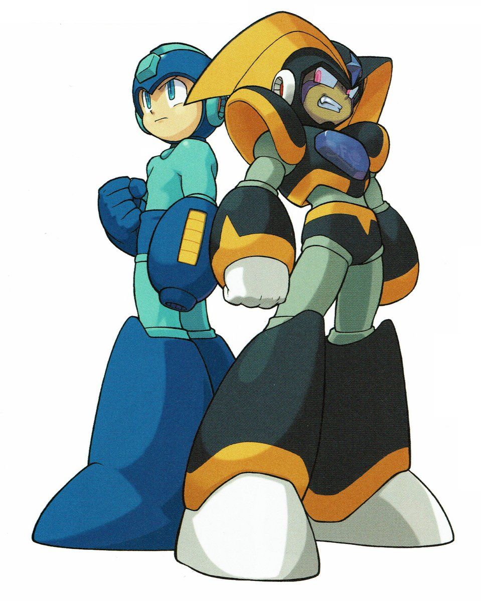 Mega Man Bass Rockman Forte Promotional Artwork Megaman