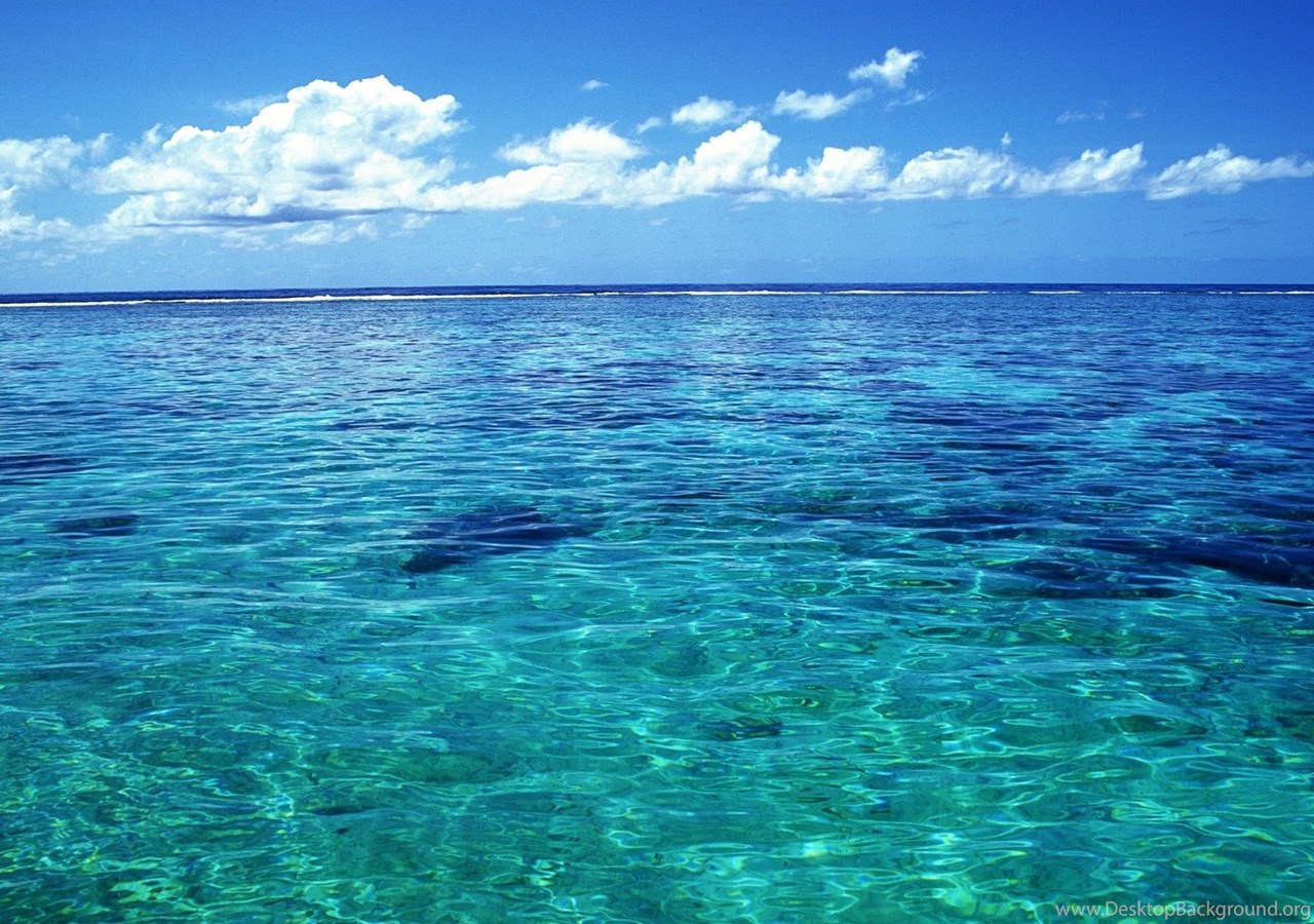 Clear Ocean Water Wallpaper Desktop Background