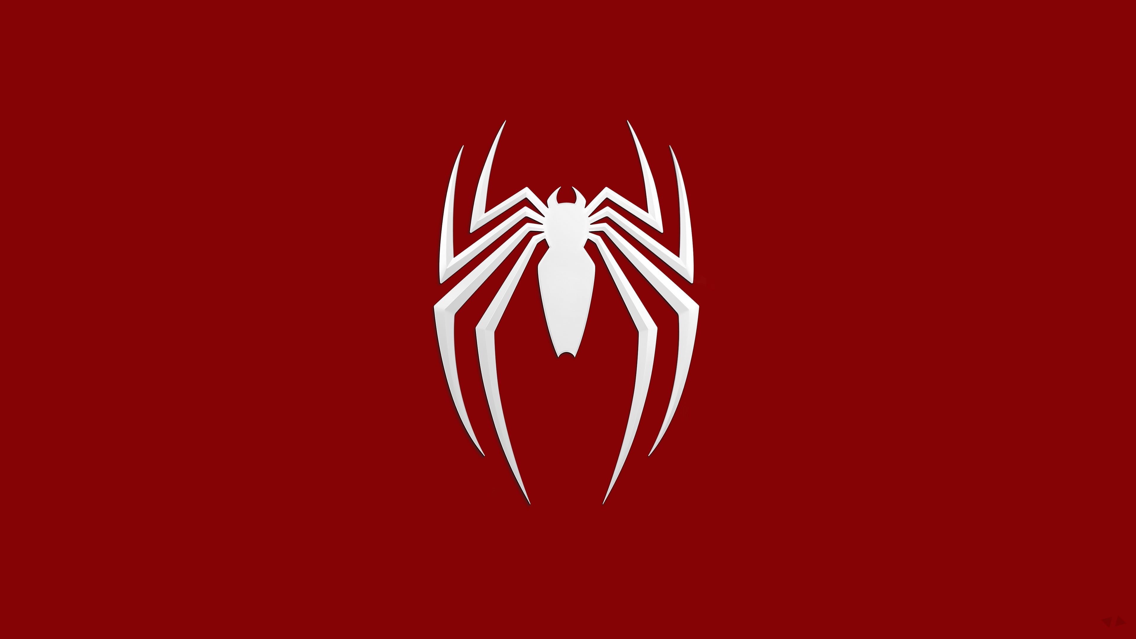 Marvel Spider Man Logo Wallpaper Simple Background