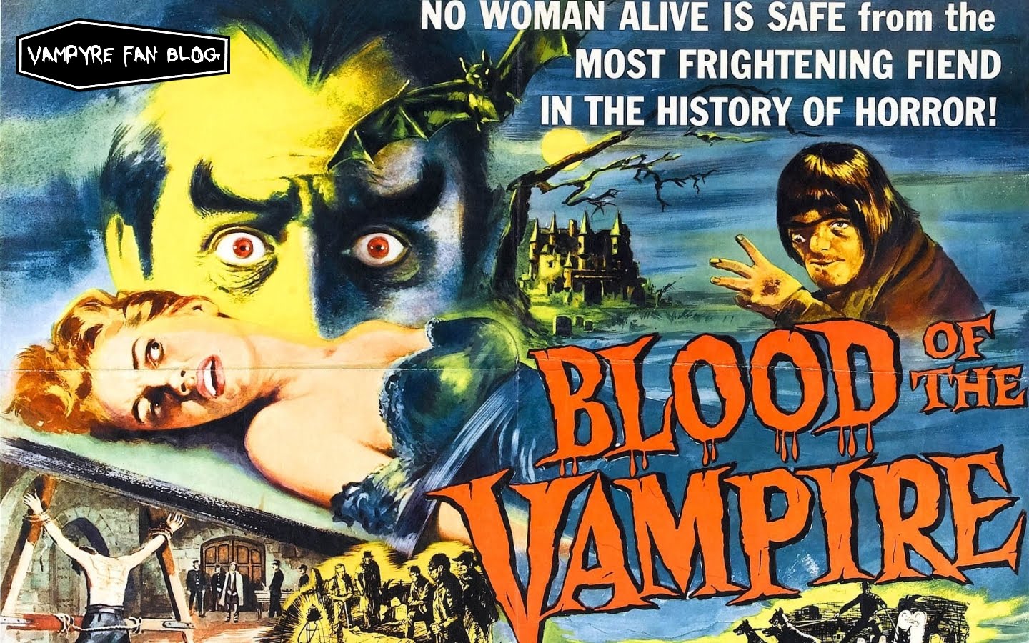 Fan Dracula Vampire Wallpaper Vintage Monster B Movie Posters