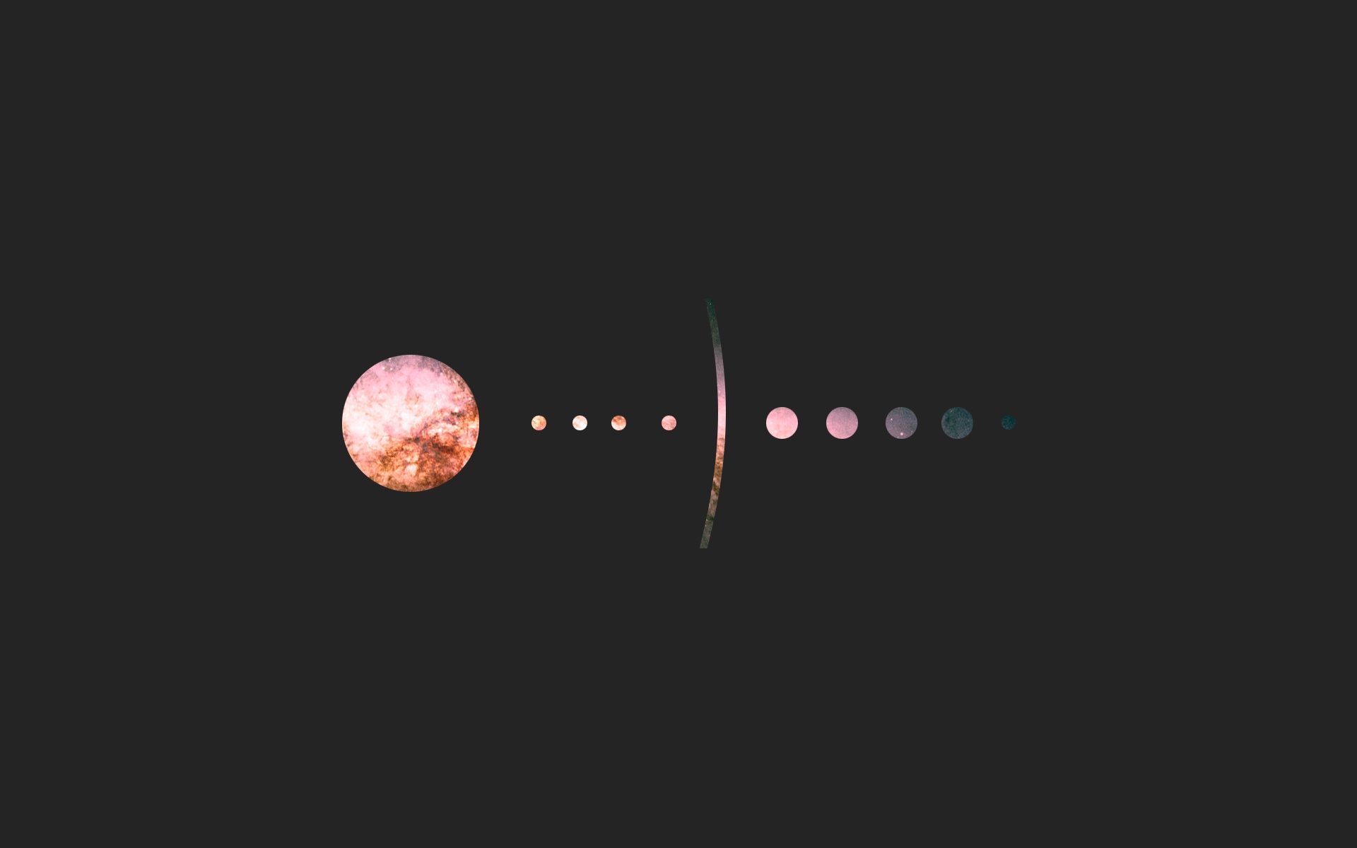Simple Solar System Wallpaper