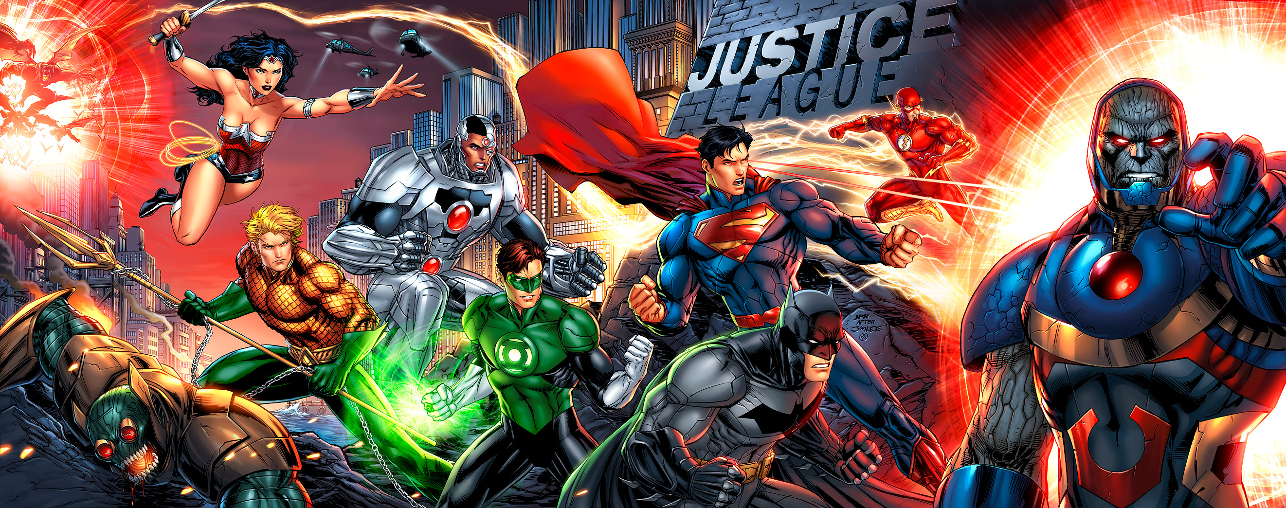 Thread Cool Jim LeeX Men homage via Justice League