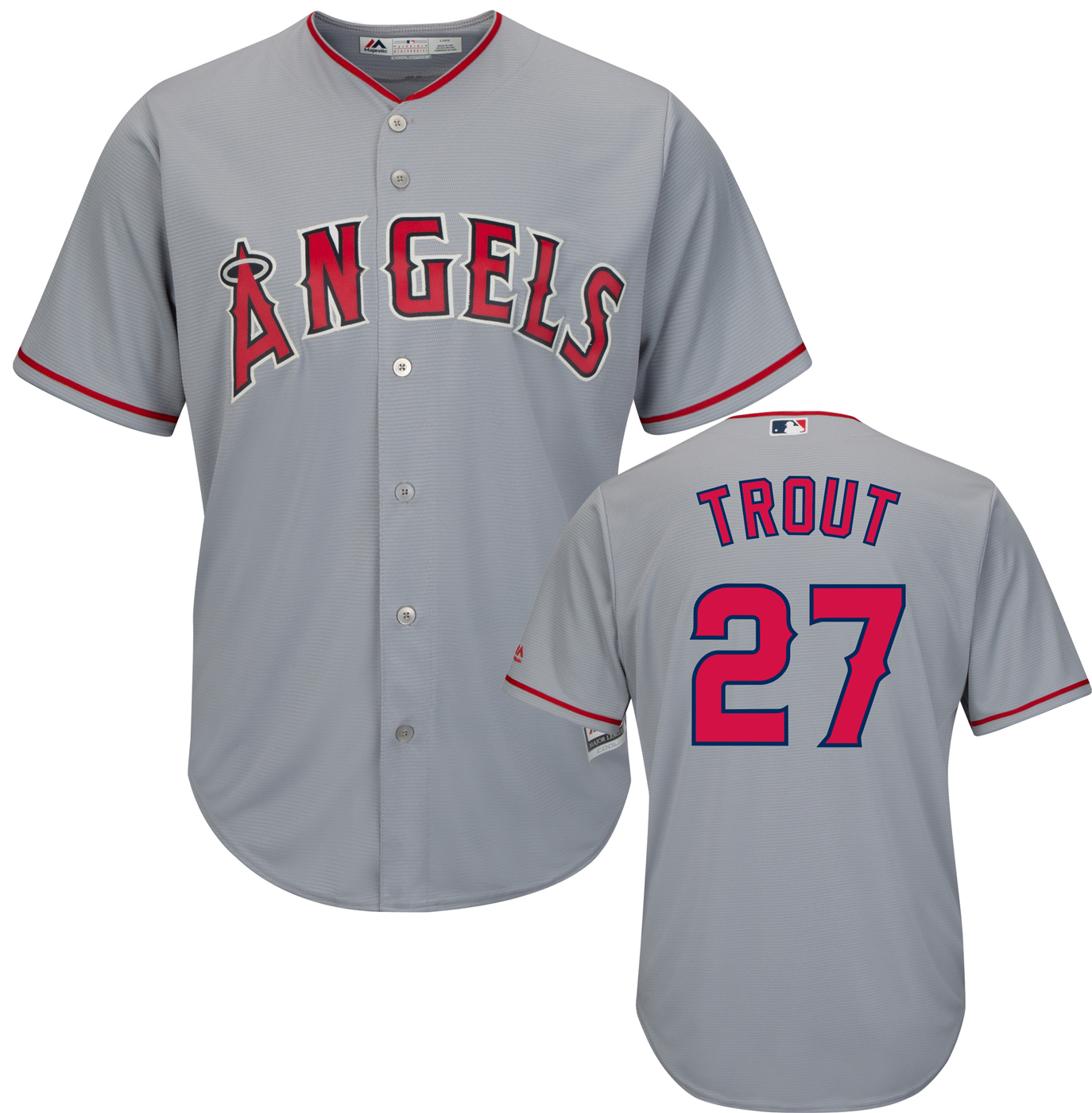 Image Los Angeles Angels Mike Trout Replica Road Baseball
